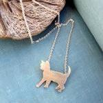 Sterling Silver Cat Neckla..