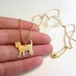 Gold Cat Necklace, Animal ..